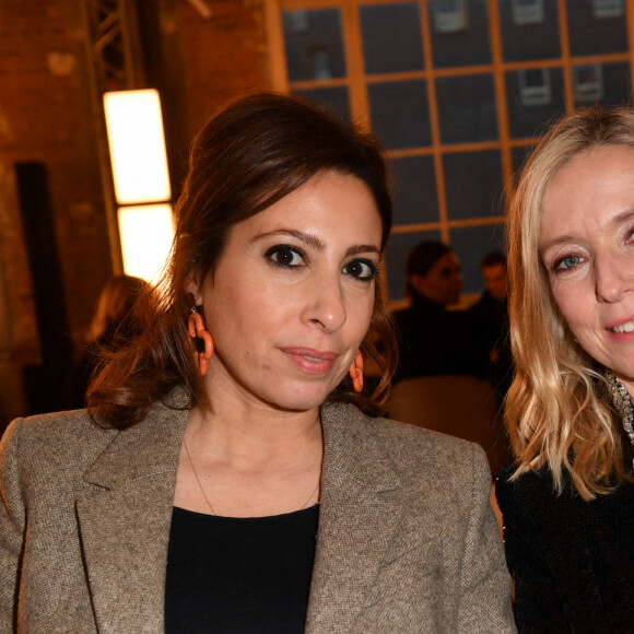 Léa Salamé, Léa Drucker - Défilé de mode Haute-Couture Alexandre Vauthier au 50 boulevard Lefebvre lors de la Fashion Week printemps-été 2023 de Paris, le 24 janvier 2023. © Veeren/Bestimage