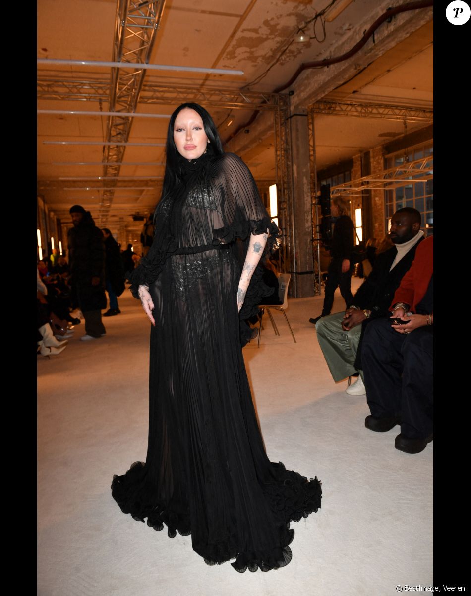 Noah Cyrus - Défilé de mode Haute-Couture Alexandre Vauthier au 50 boulevard Lefebvre lors de la Fashion Week printemps-été 2023 de Paris, le 24 janvier 2023. © Veeren/Bestimage