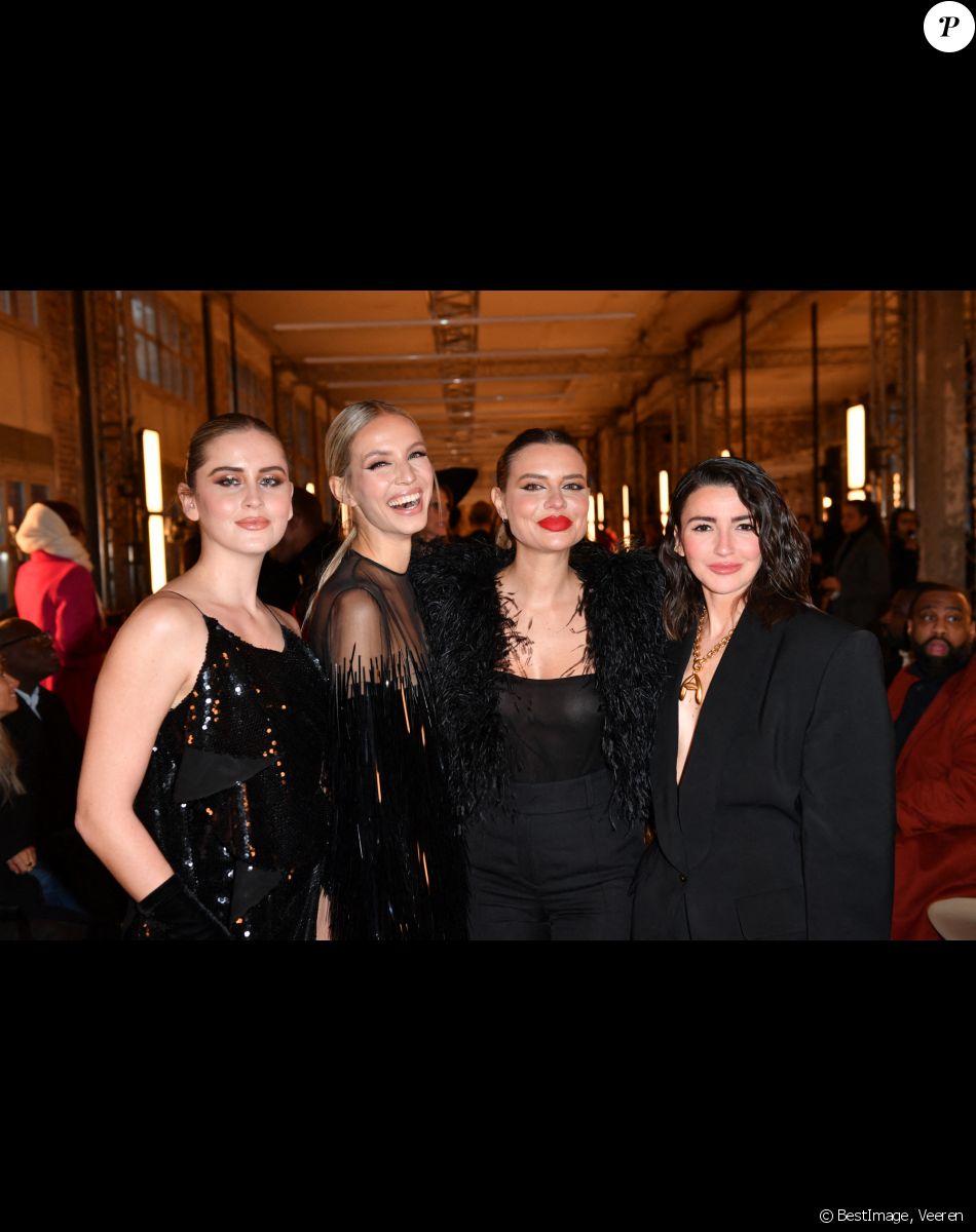 Valentina Ferragni, Leonie Hanne - Défilé de mode Haute-Couture Alexandre Vauthier au 50 boulevard Lefebvre lors de la Fashion Week printemps-été 2023 de Paris, le 24 janvier 2023. © Veeren/Bestimage
