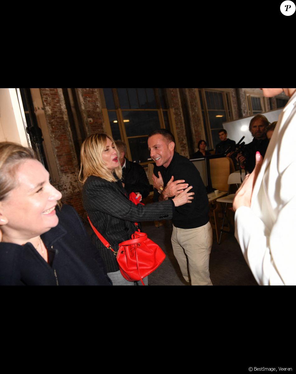Marie-Amélie Seigner, Emmanuelle Seigner et Alexandre Vauthier - Défilé de mode Haute-Couture Alexandre Vauthier au 50 boulevard Lefebvre lors de la Fashion Week printemps-été 2023 de Paris, le 24 janvier 2023. © Veeren/Bestimage