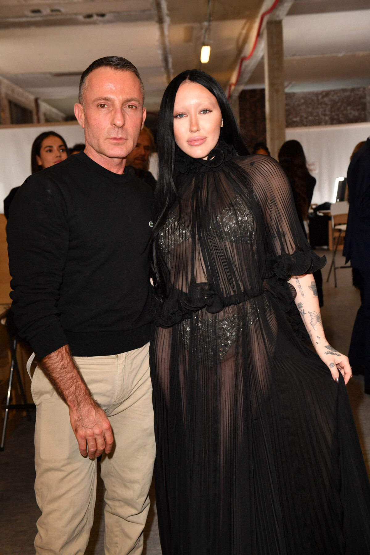 Photo : Alexandre Vauthier et Noah Cyrus - Défilé de mode Haute-Couture