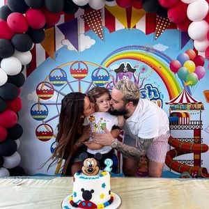 Nikola Lozina et Laura Lempika avec leur fils Zlatan