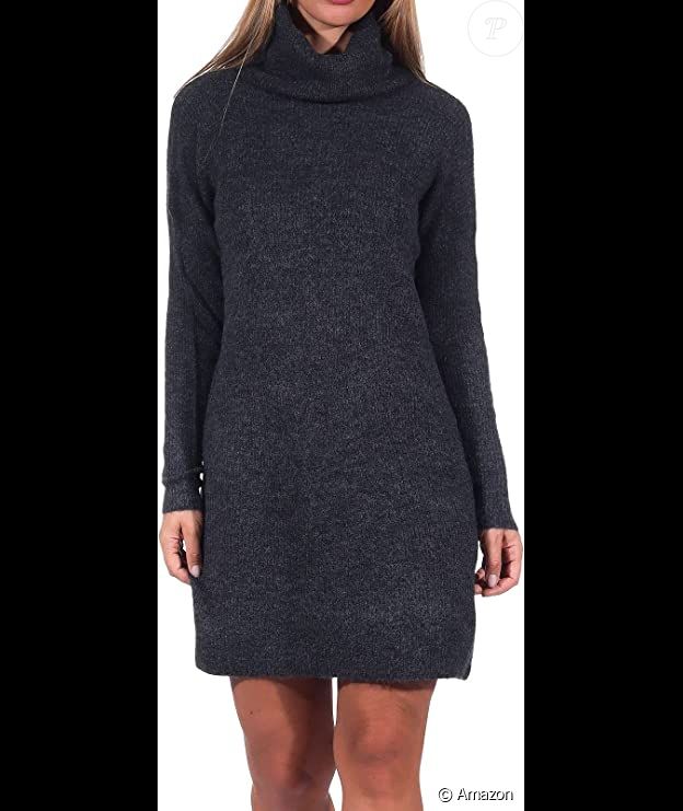 Impossible de faire plus chic que cette robe pull Only