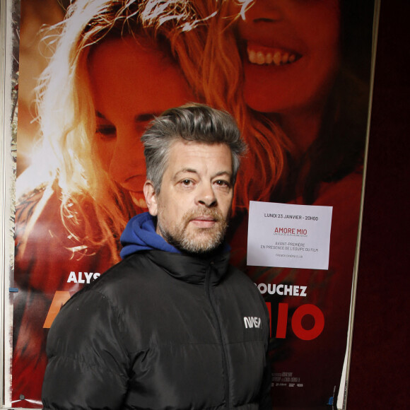 Exclusif - Benjamin Biolay lors de l'avant-première du film "Amore Mio" au Cinéma Saint-André des Arts à Paris le 23 janvier 2023. © Denis Guignebourg / Bestimage 