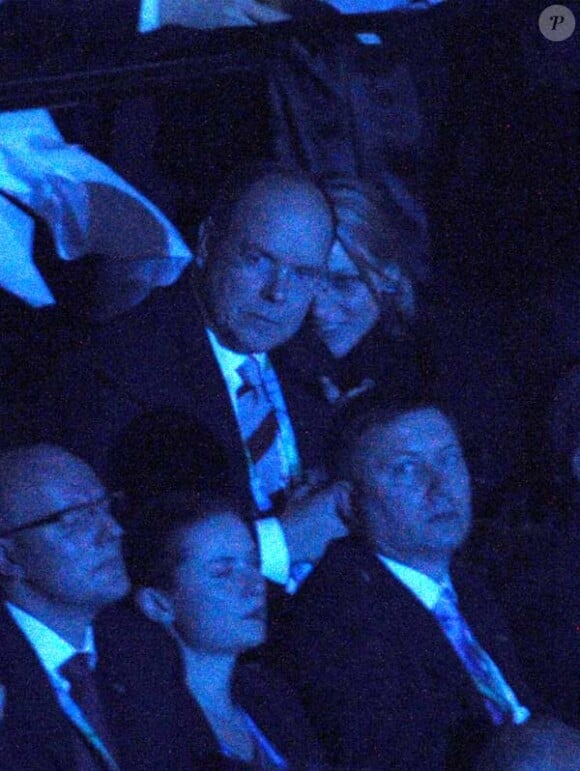 Albert de Monaco et Charlene à l'ouverture des Jeux Olympiques à Vancouver le 12 février