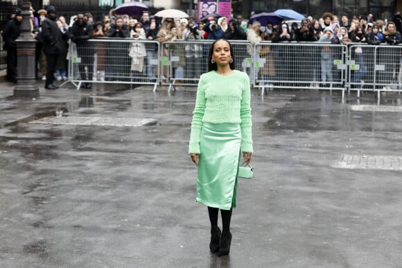 Kerry Washington au défilé Fendi "Collection Haute Couture Printemps/Eté 2023" lors de la Fashion Week de Paris (PFW), le 26 janvier 2023. © Christophe Clovis/Ramsamy Veeren/Bestimage 