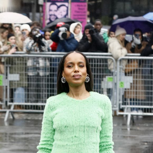 Kerry Washington au défilé Fendi "Collection Haute Couture Printemps/Eté 2023" lors de la Fashion Week de Paris (PFW), le 26 janvier 2023. © Christophe Clovis/Ramsamy Veeren/Bestimage 
