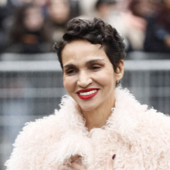 Farida Khelfa au défilé Fendi "Collection Haute Couture Printemps/Eté 2023" lors de la Fashion Week de Paris (PFW), le 26 janvier 2023. © Christophe Clovis/Ramsamy Veeren/Bestimage 