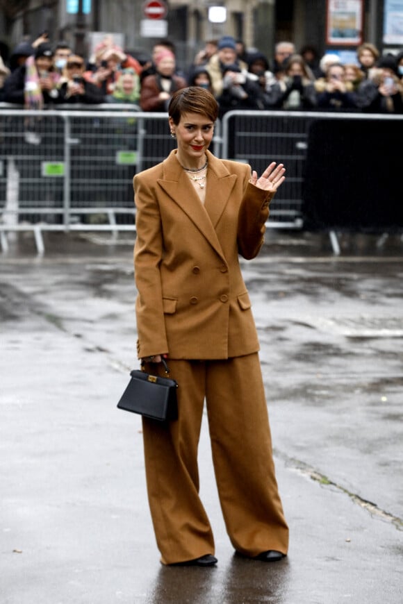 Sarah Paulson au défilé Fendi "Collection Haute Couture Printemps/Eté 2023" lors de la Fashion Week de Paris (PFW), le 26 janvier 2023. © Christophe Clovis/Ramsamy Veeren/Bestimage 