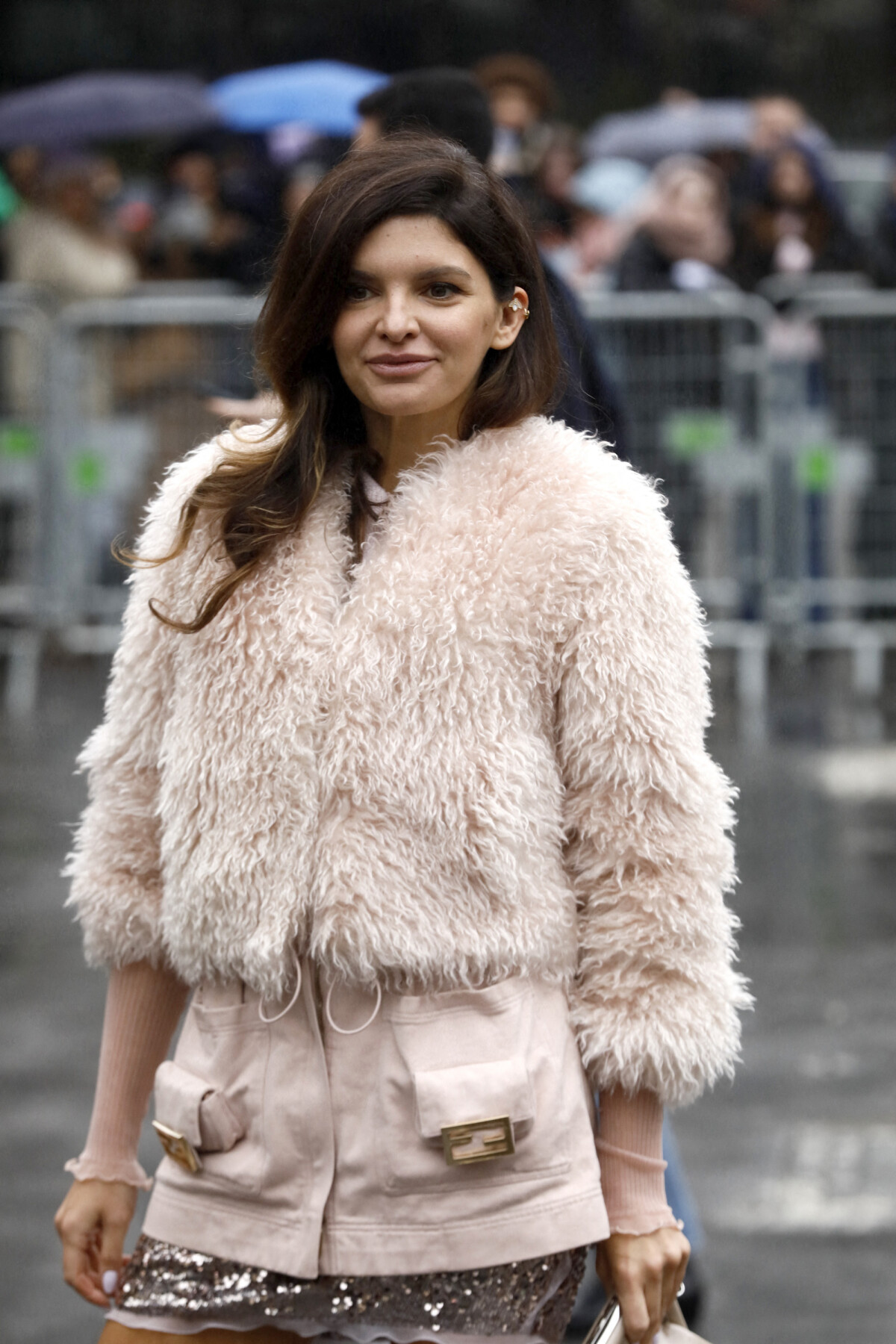 Photo : Alisa Volskaya au défilé Fendi "Collection Haute Couture