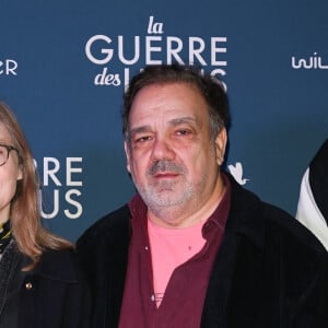 Isabelle Carré et Didier Bourdon à la première du film "La Guerre des Lulus" au cinéma Pathé Wepler à Paris, France, le 15 janvier 2023. © Coadic Guirec/Bestimage 