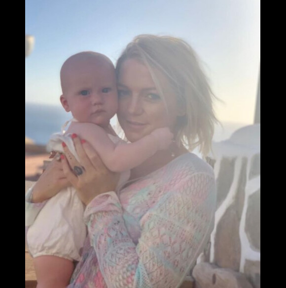 Hannah Spearritt et sa fille sur Instagram. Le 9 septembre 2019.