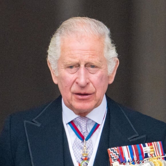 Le prince Charles, prince de Galles, et Camilla Parker Bowles, duchesse de Cornouailles - Les membres de la famille royale et les invités lors de la messe célébrée à la cathédrale Saint-Paul de Londres, dans le cadre du jubilé de platine (70 ans de règne) de la reine Elisabeth II d'Angleterre. Londres, le 3 juin 2022. 