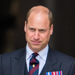 Le prince William, duc de Cambridge - Les membres de la famille royale et les invités lors de la messe célébrée à la cathédrale Saint-Paul de Londres, dans le cadre du jubilé de platine (70 ans de règne) de la reine Elisabeth II d'Angleterre. Londres, le 3 juin 2022. 
