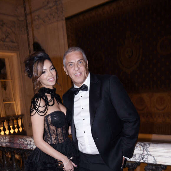 Samy Naceri et sa compagne Athéna - 45ème édition de la cérémonie des Best de Massimo Gargia au cercle de l'Union Interalliée à Paris, France, le 27 janvier 2023. © Rachid Bellak/Bestimage 