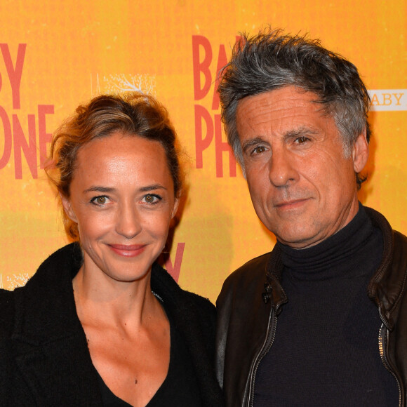 Hélène de Fougerolles et son compagnon Marc Simoncini - Avant-première du film "Baby Phone" au Cinéma UGC Normandie à Paris le le 20 février 2017. © Coadic Guirec/Bestimage