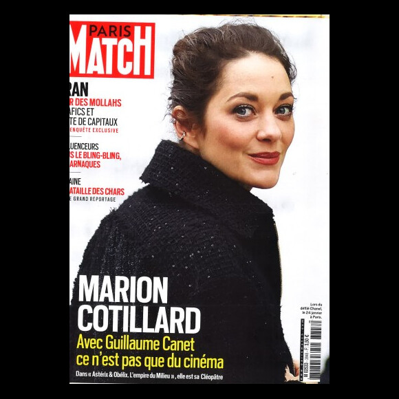 Couverture du nouveau numéro de Paris Match