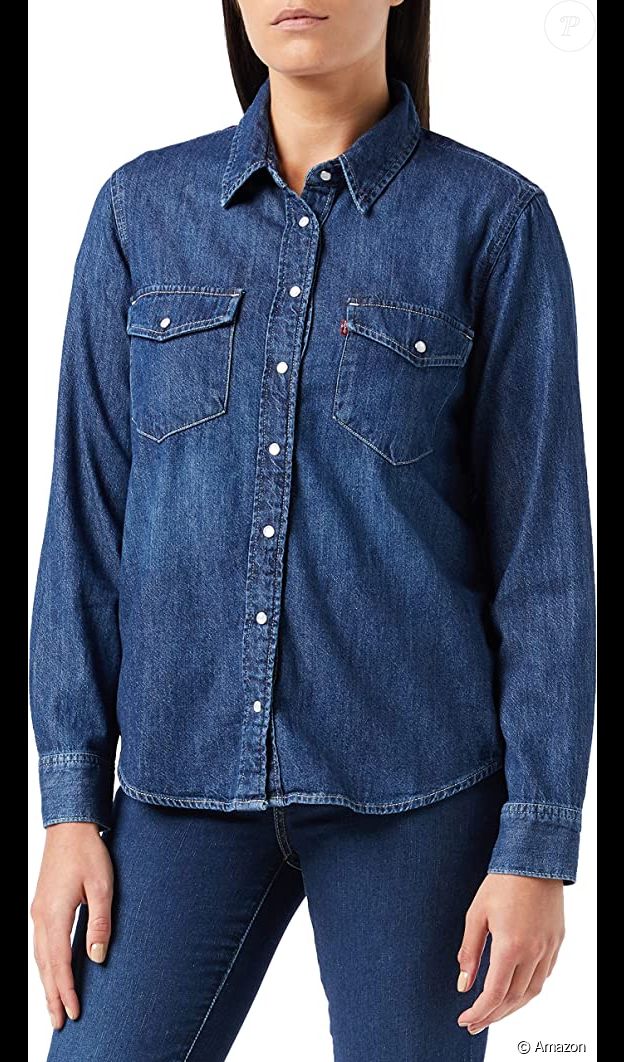 Adoptez les styles Far West et Y2K avec cette chemise en jean western Levi's Iconic