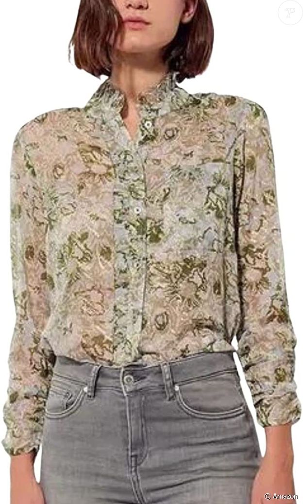 La chemise peut se faire sexy avec ce modèle fleuri Kaporal