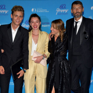 Hector Langevin, Camille Genau, Elodie Varlet et Laurent Kerusore - Soirée d'ouverture du 60e Festival de Télévision de Monte-Carlo à Roquebrune Cap Martin, le 18 juin 2021. © Bruno Bébert/Bestimage