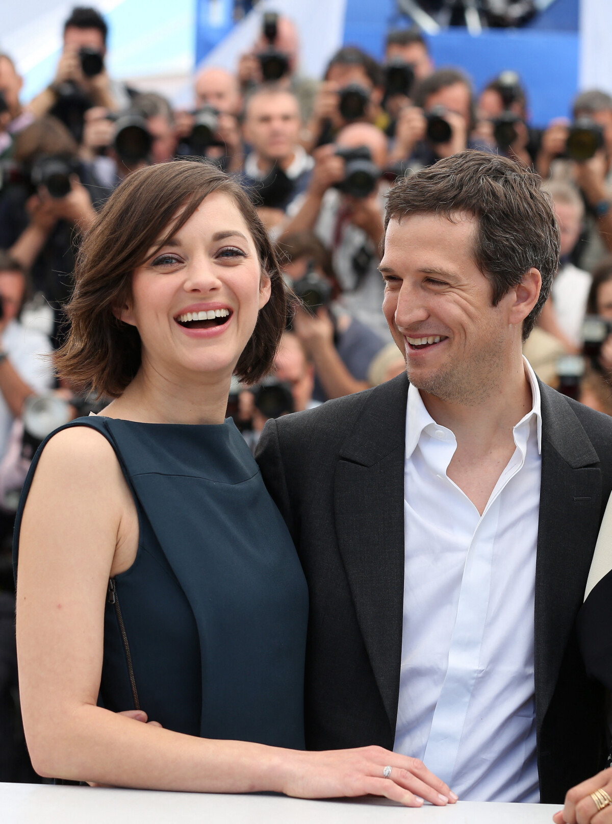 Photo : Marion Cotillard et Guillaume Canet - Photocall du film "Blood ...