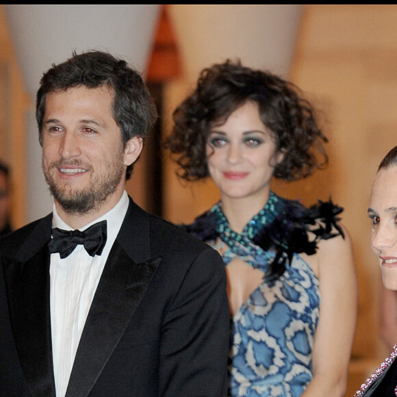 Guillaume Canet et Marion COtillard - Les stars rencontrent le prince Moulay Rachid au 10ème festival international du film de Marrakech le 4 décembre 2010 © Guillaume Gaffiot /Bestimage