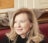 Valérie Trierweiler - C.Mathivat, présidente des "Deux Magots", reçoit pour le nouveau rendez-vous de l'établissement, "Déjeuner Beauvoir" à Paris le 15 décembre 2022. © Jack Tribeca / Bestimage 