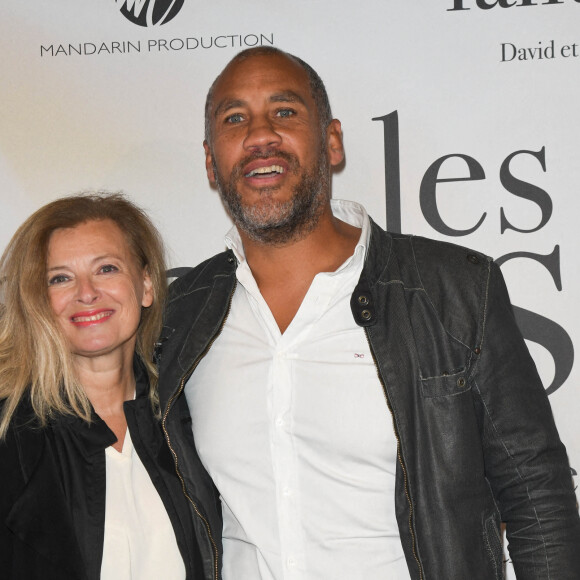 Valérie Trierweiler et son compagnon Romain Magellan - Avant-première du film "Les fantasmes" au cinéma Pathé Wepler à Paris. Le 24 juin 2021 © Coadic Guirec / Bestimage