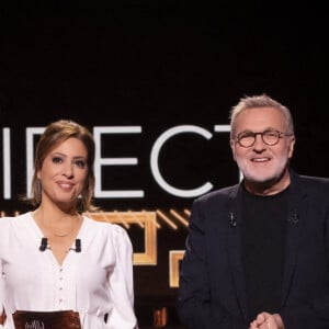 Exclusif - Léa Salamé, Laurent Ruquier - Enregistrement de l'émission "On Est En Direct (OEED)" diffusée en direct le 30 avril sur France 2 © Jack Tribeca / Bestimage