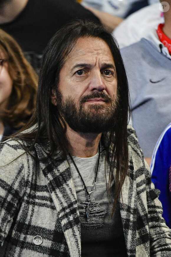 Francis Lalanne dans les tribunes du stade de France lors du match de ligue des nations opposant la France à l'Allemagne à Saint-Denis, Seine Saint-Denis, France, le 16 octobre 2018. La France a gagné 2-1. 