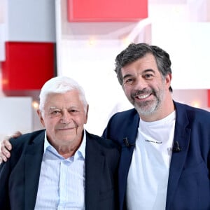 Exclusif - Stephane Plaza et son père Raymond Plaza - Enregistrement de l'émission "Vivement Dimanche", présentée par M.Drucker et diffusée le 13 mars sur France 2 © Guillaume Gaffiot / Bestimage