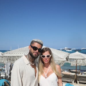 Exclusif - Thibault Garcia et sa compagne Jessica Thivenin (Les Marseillais) - Hublot fête l'arrivée de la nouvelle Big Bang Unico à la boutique de Saint-Tropez au restaurant Verde Beach à Ramatuelle, Côte d'Azur, France Luc Boutria/Nice Matin/Bestimage 