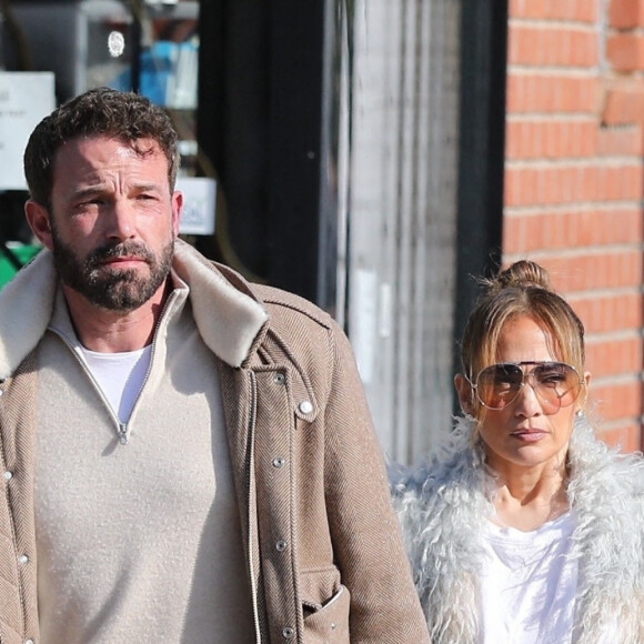 Exclusif - Ben Affleck et Jennifer Affleck (Lopez) vont déjeuner avec leurs enfants, Seraphina, Samuel et Emme à Los Angeles, le 28 janvier 2023.