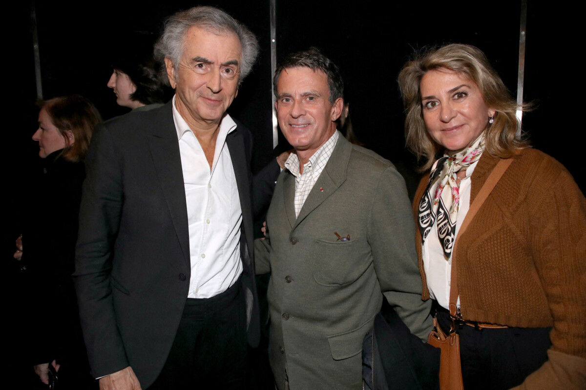 Photo BernardHenri Lévy, Manuel Valls et sa femme Susana Gallardo