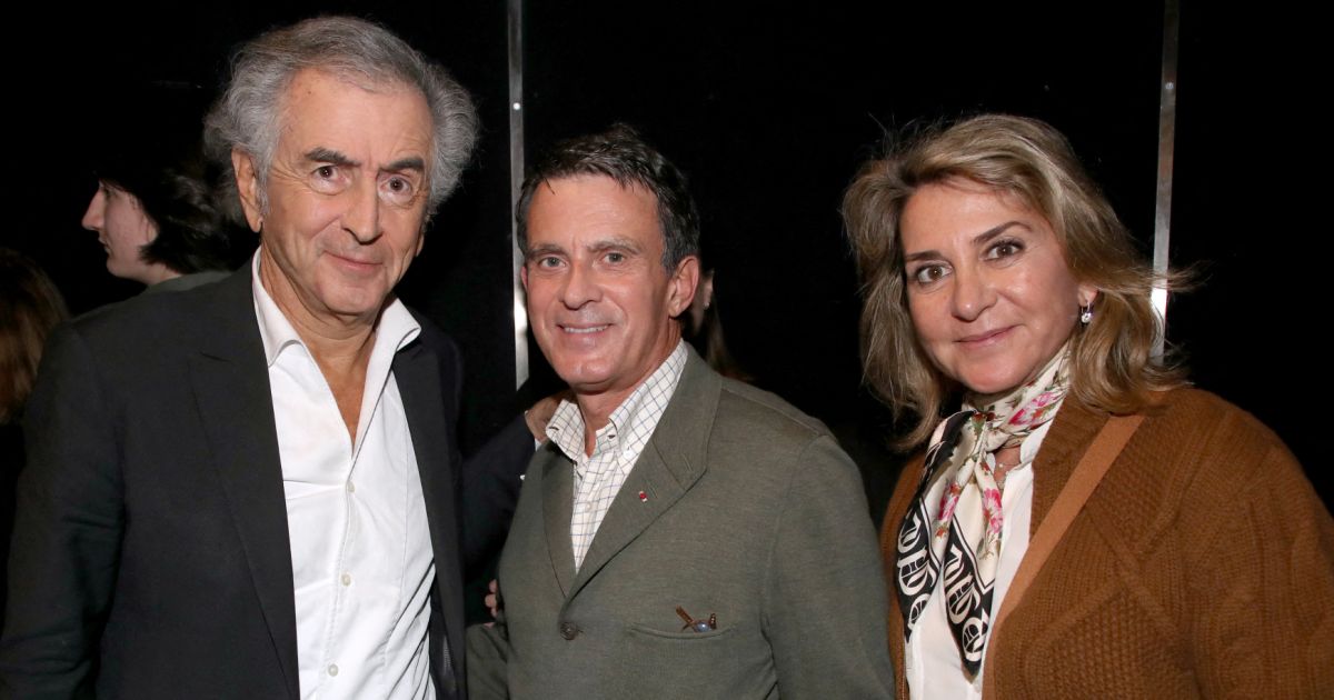 BernardHenri Lévy, Manuel Valls et sa femme Susana Gallardo Torrededia