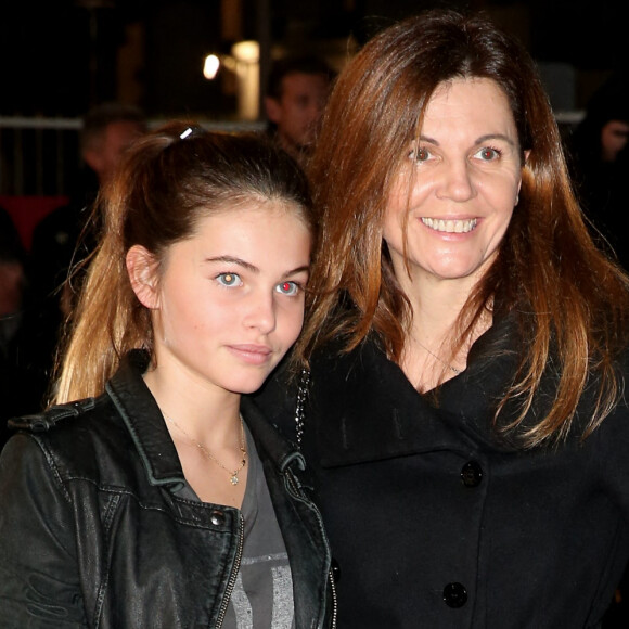 Veronika Loubry et sa fille Thylane - 16ème édition des NRJ Music Awards à Cannes. Le 13 décembre 2014