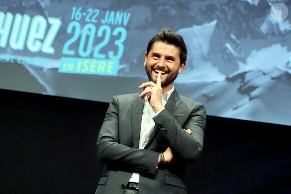 Christophe Beaugrand lors de la cérémonie d'ouverture du 26ème festival international du film de comédie de l'Alpe d'Huez le 16 janvier 2023. © Dominique Jacovides / Bestimage