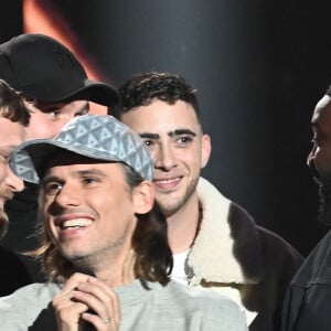 Le rappeur Orelsan (Chanson originale avec "La Quête", Concert avec "Civilisation Tour" et Création audiovisuelle pour "La Quête" réalisé par Victor Haegelin) lors de la 38ème cérémonie des Victoires de la musique à la Seine musicale de Boulogne-Billancourt, France, le 10 février 2023. © Coadic Guirec/Bestimage