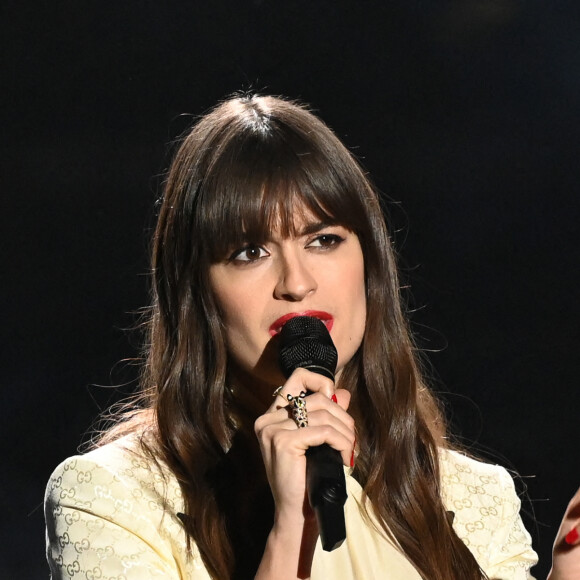 Clara Luciani lors de la 38ème cérémonie des Victoires de la musique à la Seine musicale de Boulogne-Billancourt, France, le 10 février 2023. © Coadic Guirec/Bestimage