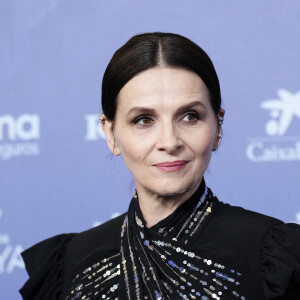 Juliette Binoche au photocall de la 37ème édition de la cérémonie des Goya, organisée par l'Academia de las artes y las ciencias cinematográficas de España, au FIBES centre de conférences et d'expositions de Séville, Espagne, le 11 février 2023. 