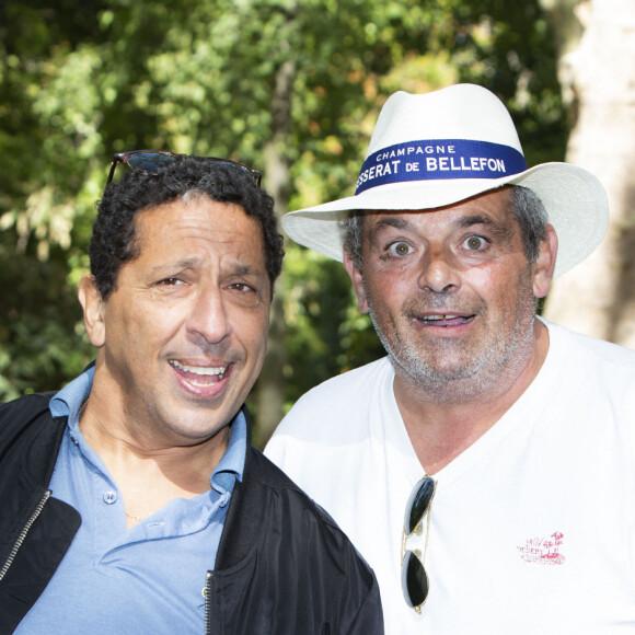 Exclusif - Smaïn et Eric Collado - Trophée des personnalités au profit de l'association "Make a Wish" au jardin du Luxembourg à Paris le 18 septembre 2019. La fondation Make-A-Wish est une association dont le but est d'exaucer le voeu d'enfants âgés de deux ans et demi à dix-sept ans qui sont ou ont été gravement malades. © Jack Tribeca/Bestimage 