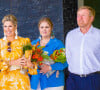 Le roi Willem-Alexander, la reine Maxima et la princesse Amalia des Pays-Bas - La famille royale des Pays-Bas en visite sur l'île de Saint-Eustache, à l'occasion de leur voyage dans les Antilles néerlandaises.