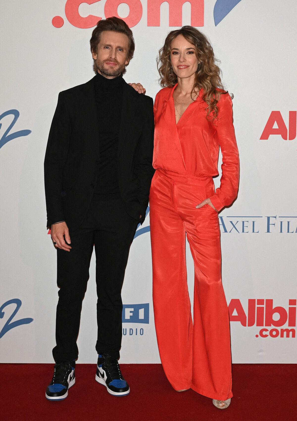 Photo : Philippe Lacheau et sa compagne Elodie Fontan - Première du