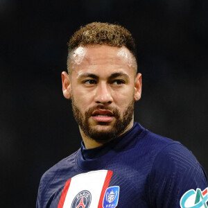 Neymar Jr (PSG) - 8ème de finale de la coupe de France de football entre Marseille et le PSG (2-1) à Marseille le 8 février 2023.