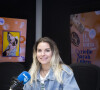 Exclusif - Sophie Tapie lors de l'enregistrement de l'émission "CS Cohen" sur Radio J à Paris. Le 18 avril 2022 © Jack Tribeca / Bestimage 