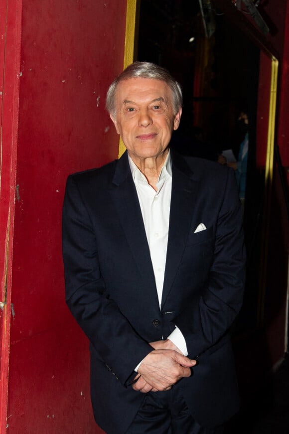 Exclusif - Salvatore Adamo - Backstage de l'enregistrement de l'émission "Chantons Aznavour" aux Folies Bergère à Paris, diffusée le 10 décembre à 21h05 sur France 3 © Pierre Perusseau / Bestimage 