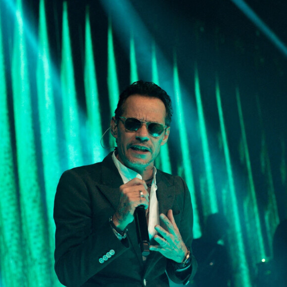 Marc Anthony en concert au Prudential Center à Newark dans le New Jersey le 12 février 2023. 