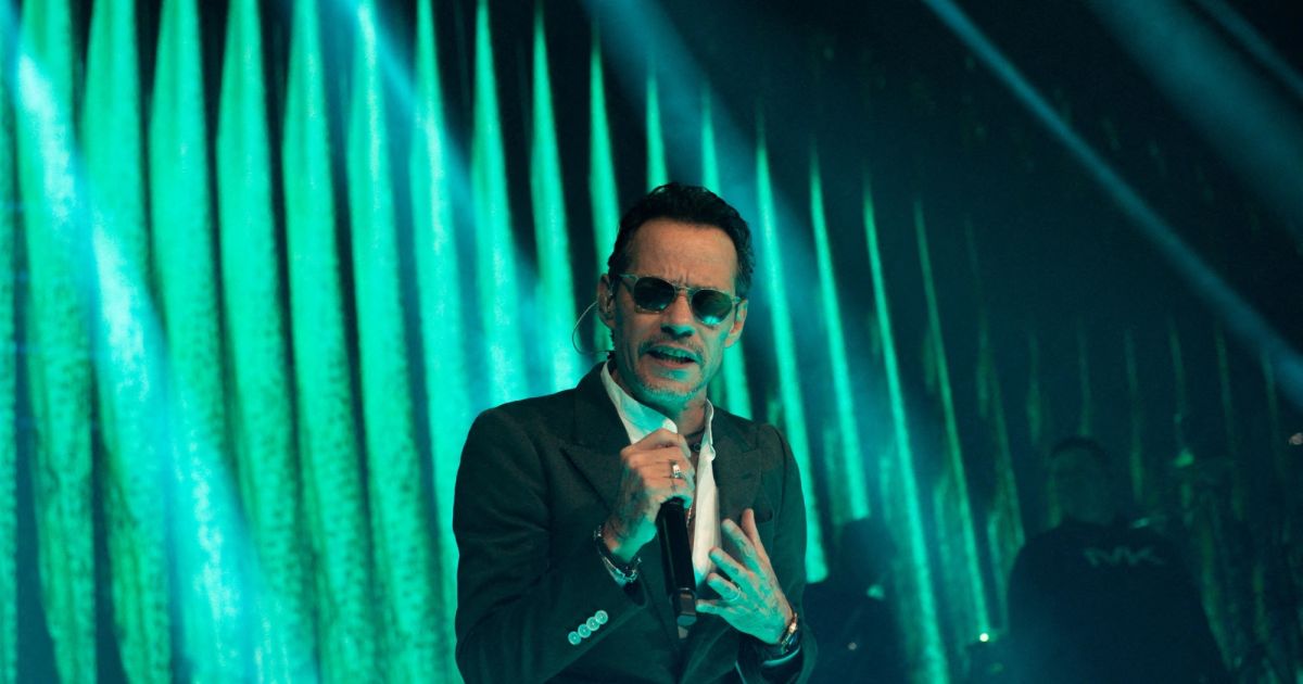 Marc Anthony en concert au Prudential Center à Newark dans le New