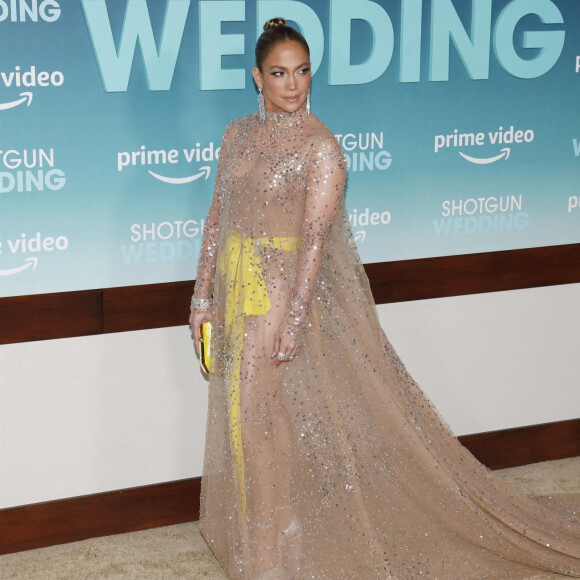 Jennifer Lopez - Première du film "Shotgun Wedding" à Hollywood le 18 janvier 2023. 