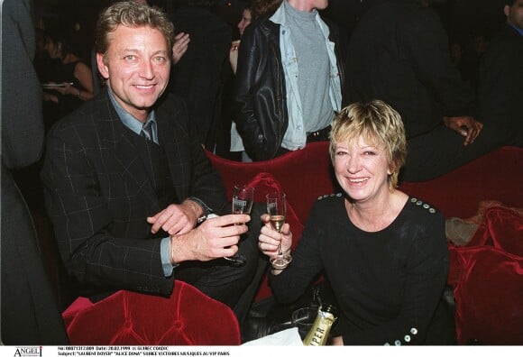 Alice Dona et Laurent Boyer lors des Victoires de la musique en 1999